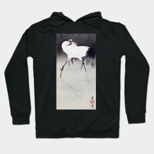 Crane by Ohara Koson Hoodie